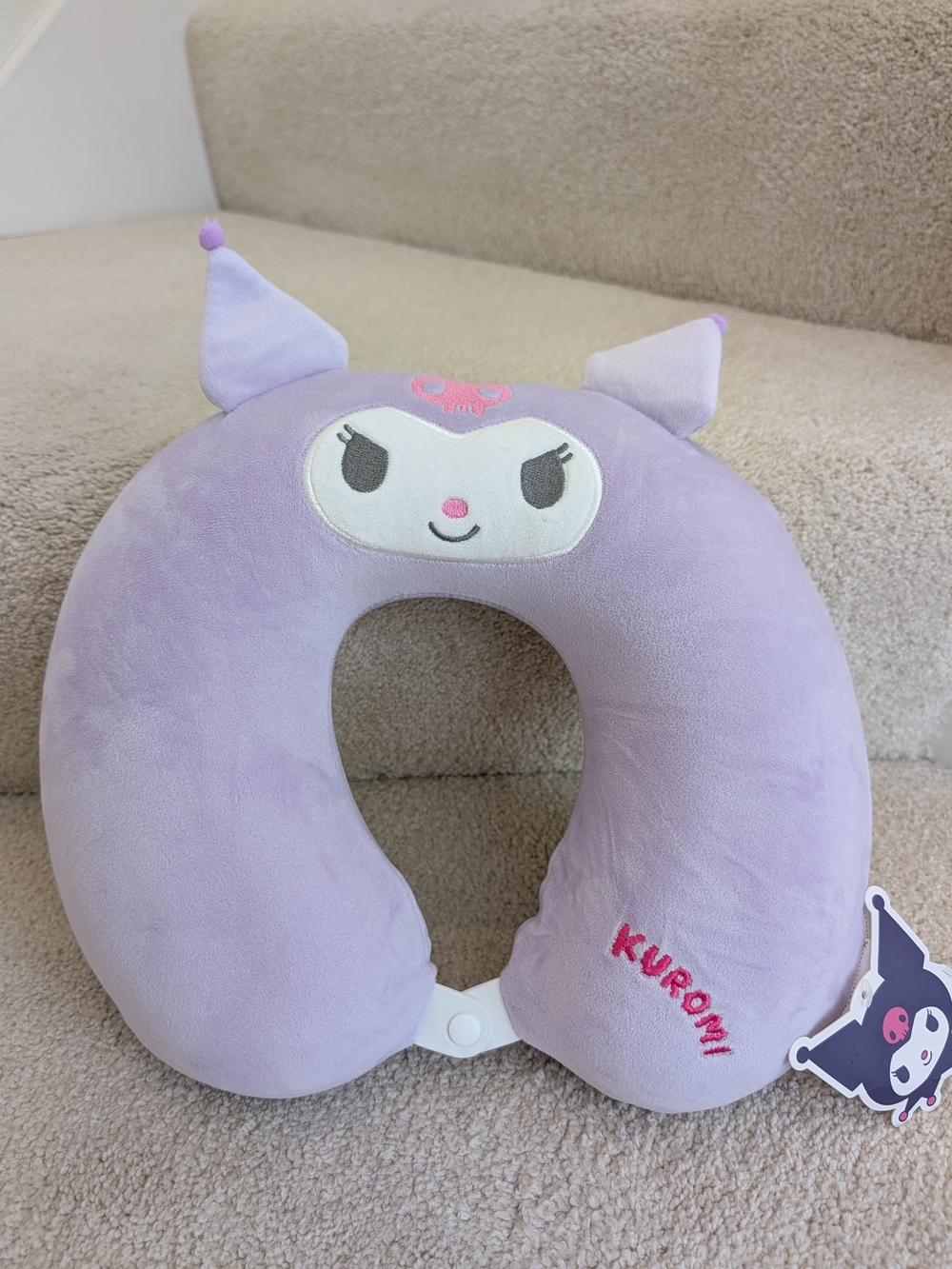 Kuromi Travel Pillow